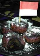 Bola Bola Salju Ubi Ungu Isi Biskuit #Indonesiamemasak