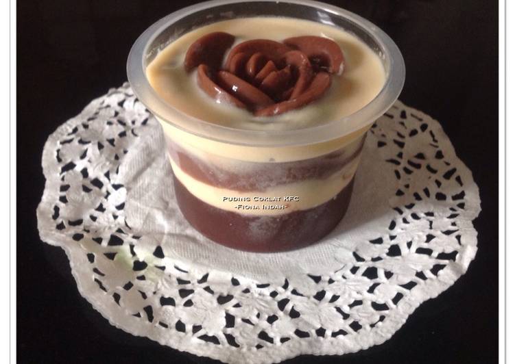 Resep Puding Coklat ala KFC Dari Fiona Indah