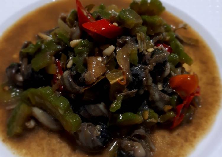 resep makanan Tutut Cah Paria