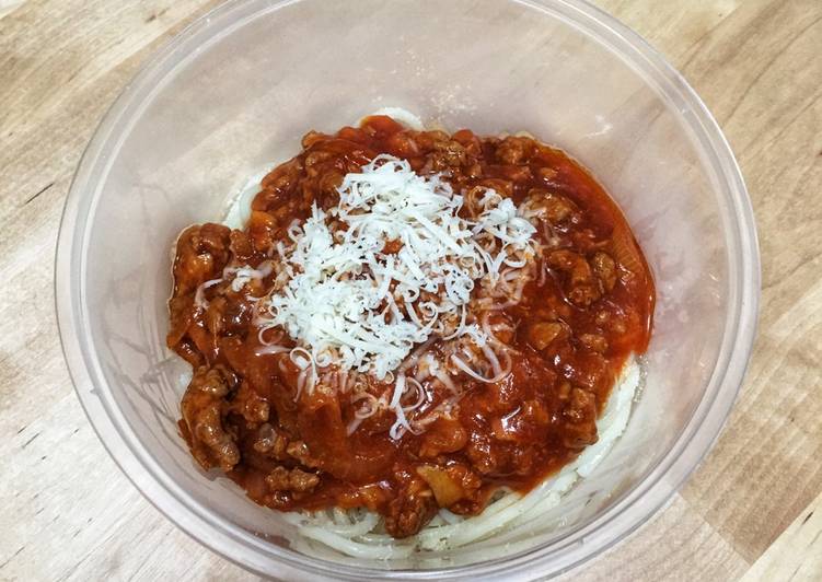 resep lengkap untuk Spicy Spaghetti Bolognese