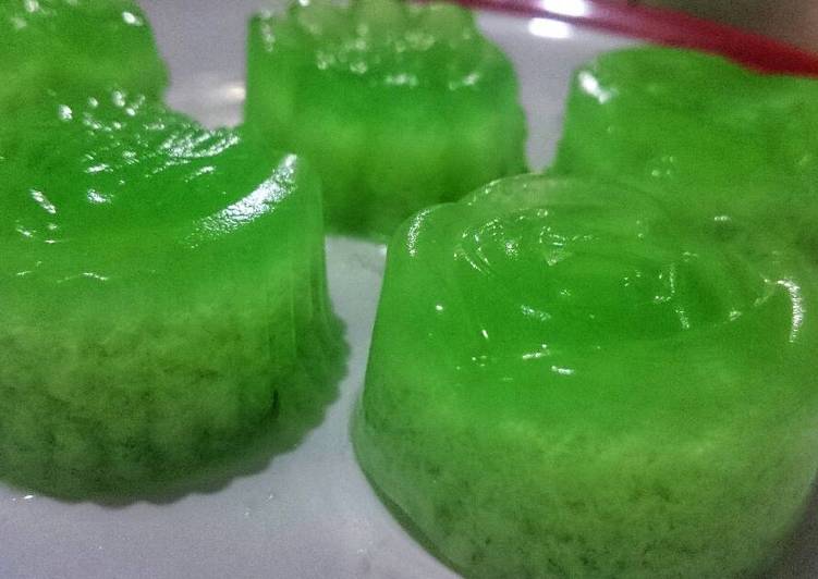 gambar untuk resep Agar Agar Hijau Lumut