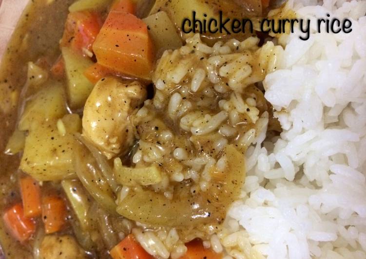 Chicken curry rice