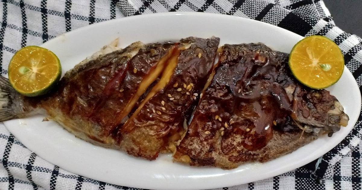 16 resep ikan bakar baronang teflon enak dan sederhana Cookpad