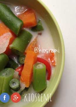 Sayur buncis wortel kuah santan