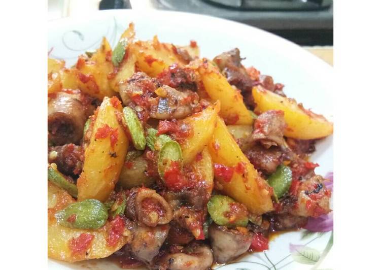 gambar untuk resep Sambal sotong kering plus ?