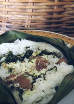 Nasi Bakar Telur Sosis