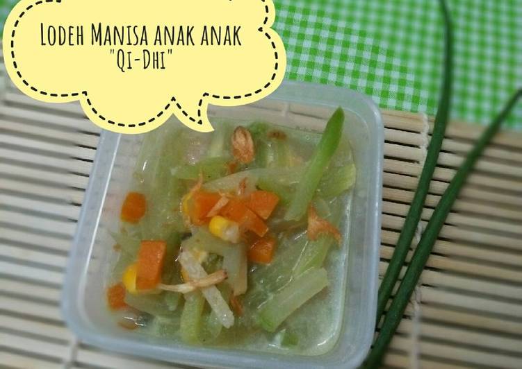 resep makanan Lodeh Manisa anak anak