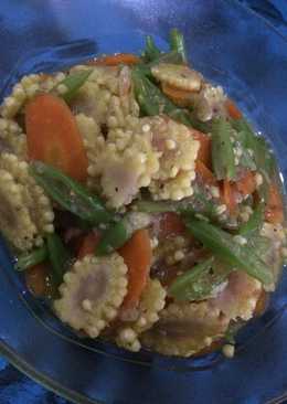 Tumis Jagung Muda, buncis & wortel