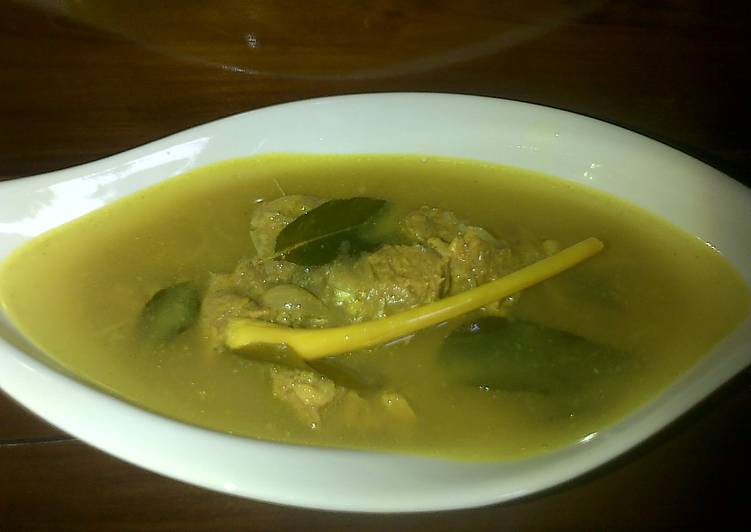 resep makanan Asam Pedas Daging Sapi (Asam Keueng Sie Lemo) #KitaBerbagi