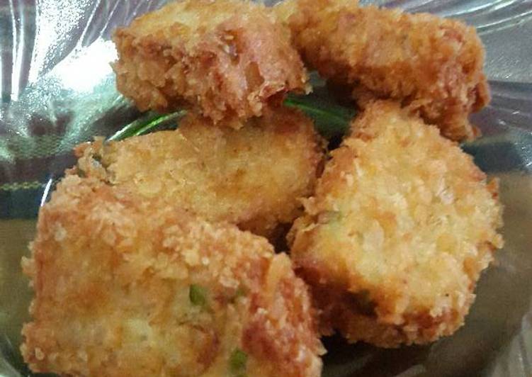 resep lengkap untuk NUGGET TAHU