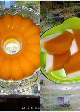 Puding susu labu kuning