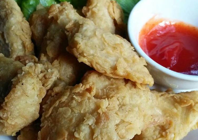 bahan dan cara membuat Fillet kakap crispy simple bahrie