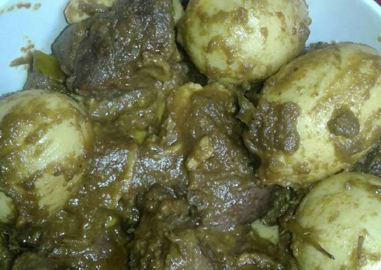 Resep Rendang hati sapi telur - Dapoer GoRiCa