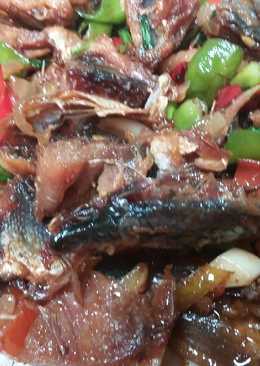 Ikan asin cabe ijo