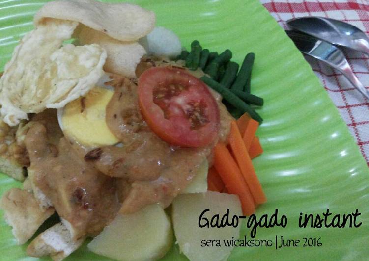 gambar untuk resep makanan Gado-gado cap instant