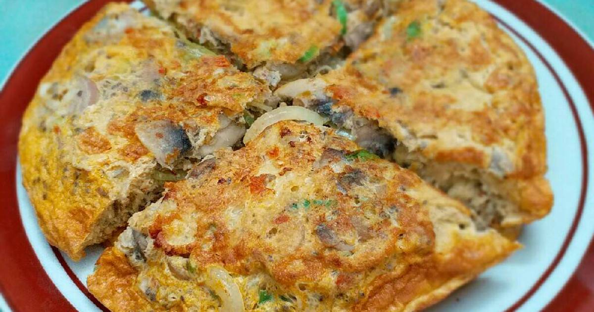 Resep Telur dadar simple (jamur&bawang) oleh Aloysia Yossy 
