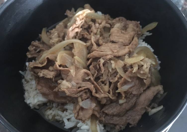 Resep Gyudon ala yoshinoya Oleh diah pakki