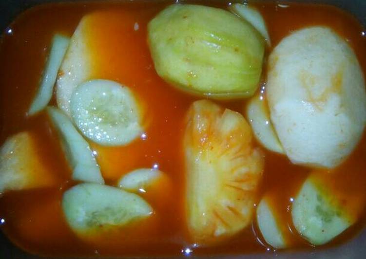 gambar untuk resep makanan Asinan Buah
