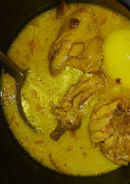 Kari ayam & telur..