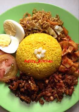 Nasi kuning rice cooker