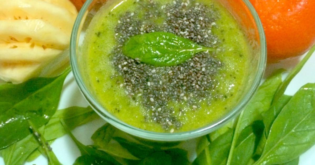 Resep Spinac Frutee (Green Smoothies)