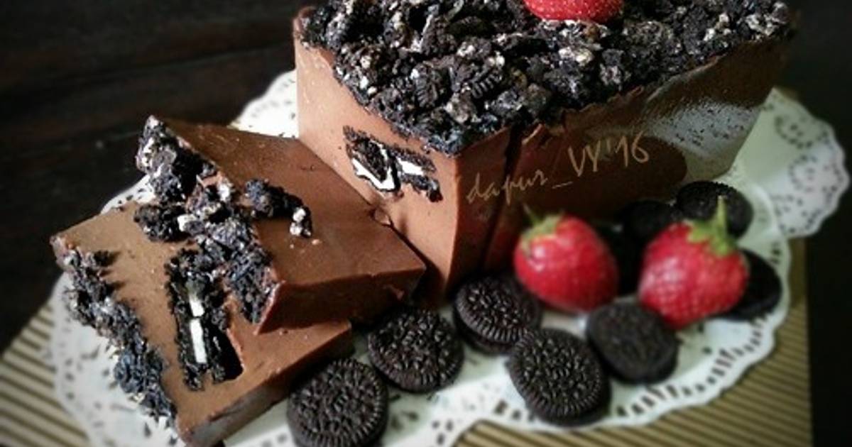  Resep  Puding Brownies  Oreo lembut seperti es krim oleh 