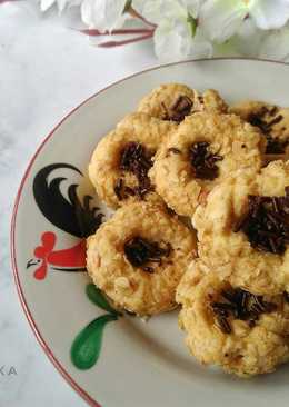 Kue kering / kukis kacang coklat