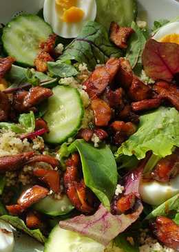 Chicken teriyaki salad