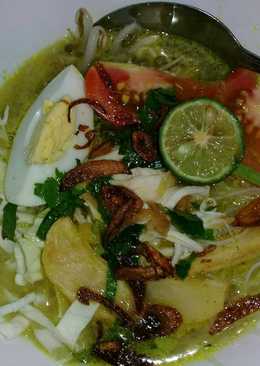 Soto ayam kuah kuning.. ðŸ˜ŠðŸ˜ŠðŸ'ŒðŸ'