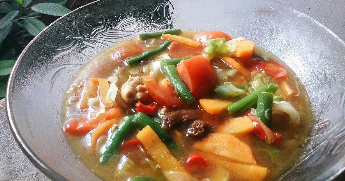 Resep Asem-asem buncis ayam ala Hasna Amany