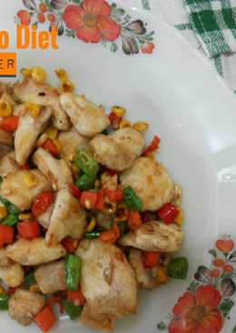 Mayo day 3 - dinner | ayam bawang cabe