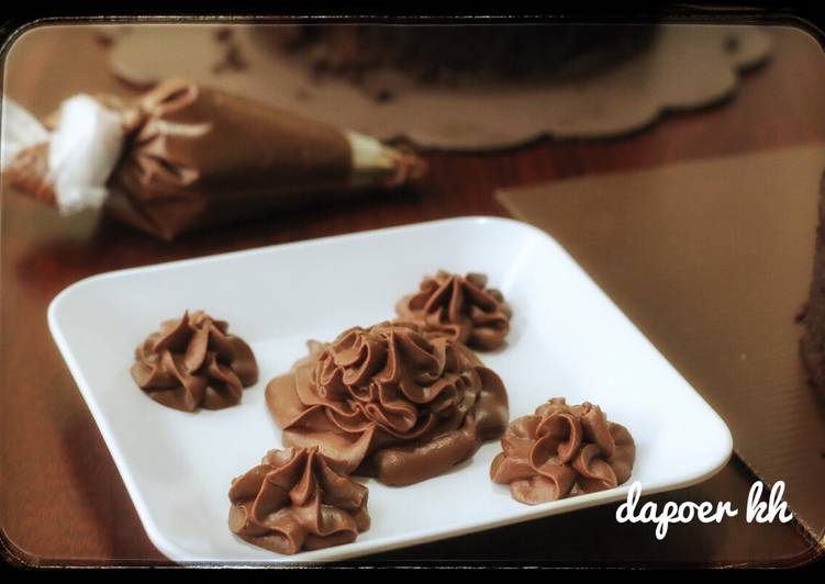 resep Homemade Chocolate Frosting (simple)