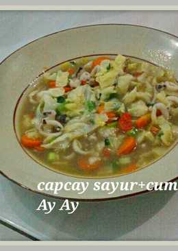 Capcay sayur+cumi