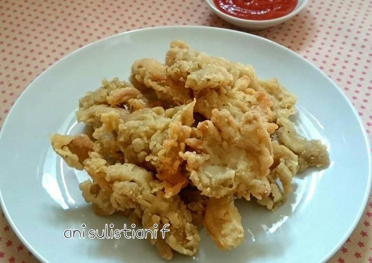 resep Jamur Tiram Crispy