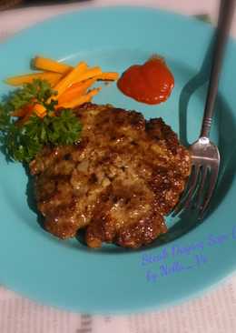 Steak Daging Sapi Giling ala Nello