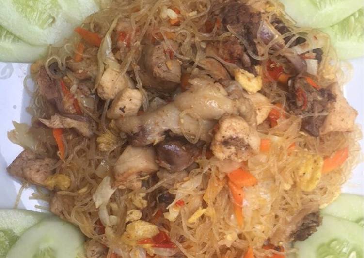 bahan dan cara membuat Bihun Goreng Istimewa