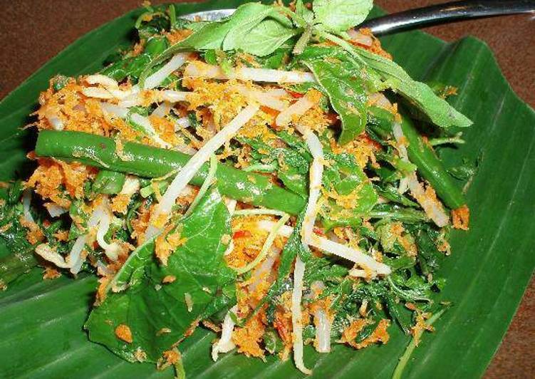 resep Urap sayur atau salad jawa