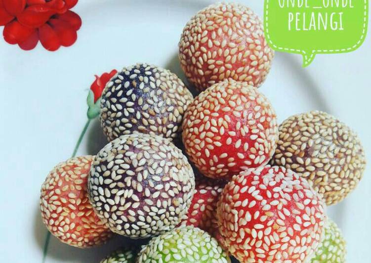 resep makanan Onde_Onde Pelangi