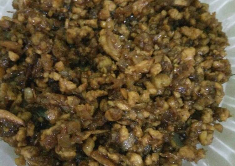 resep masakan Baso Ayam utk isian Pao atau Roti