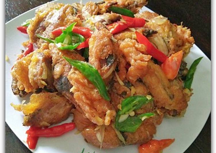 resep makanan Pindang TONGKOL Goreng Telur TUMIS Cabe