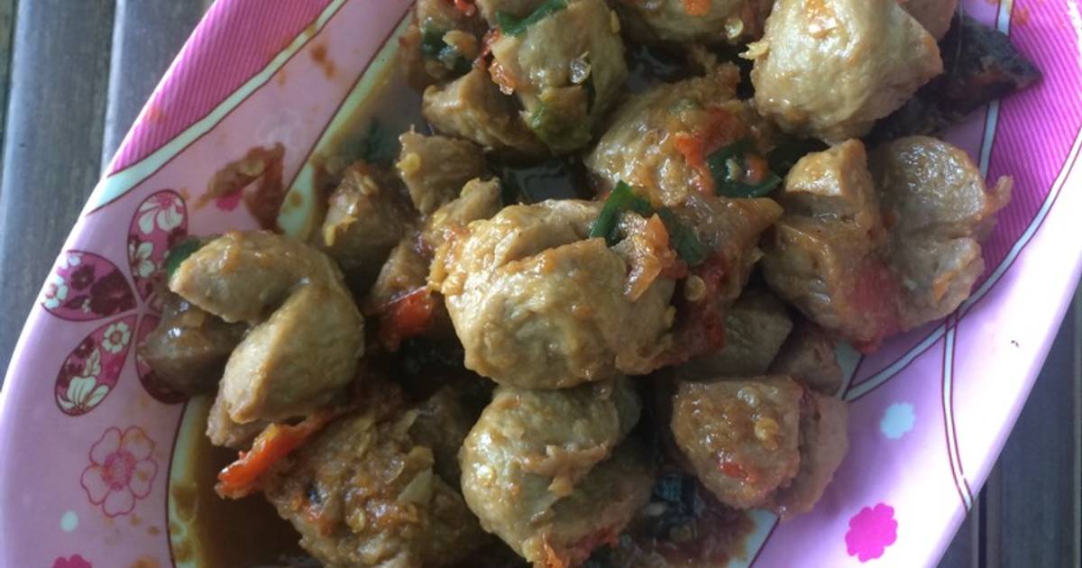 620 resep  bakso  goreng  pedas  enak  dan sederhana Cookpad