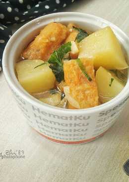Sop Nugget Ikan & Kentang (Menu Anak)