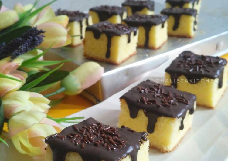 resep makanan Cake potong / bolu potong