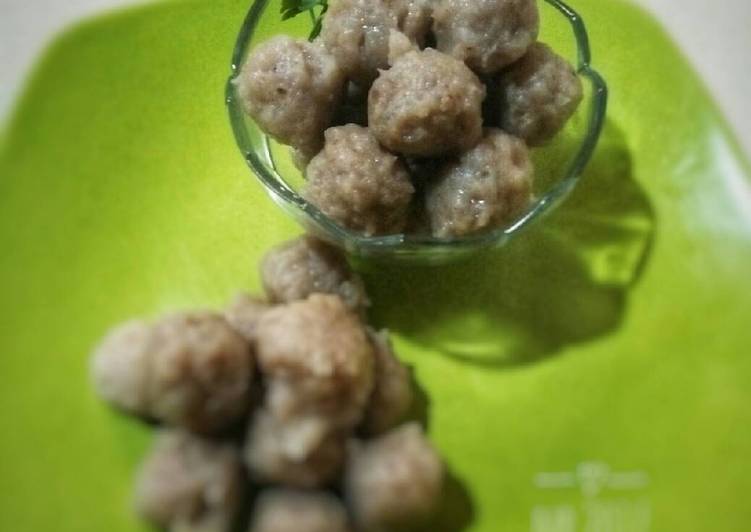 resep Bakso simple dengan blender