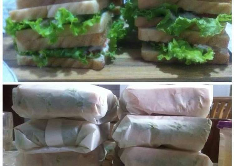 cara membuat Sandwich Ayam ala Tiara