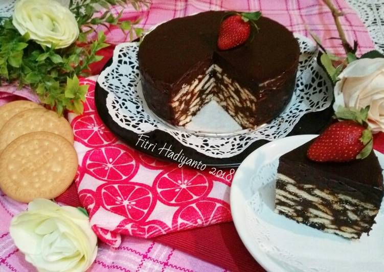 resep makanan Chocolate Biscuits Cake