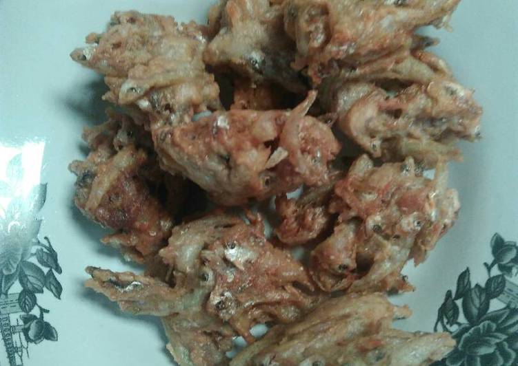 resep Peyek ikan bilis gurih