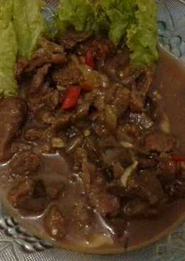 Spicy Beef Oyster Sauce English / Daging Sapi Pedas Siram Saus T