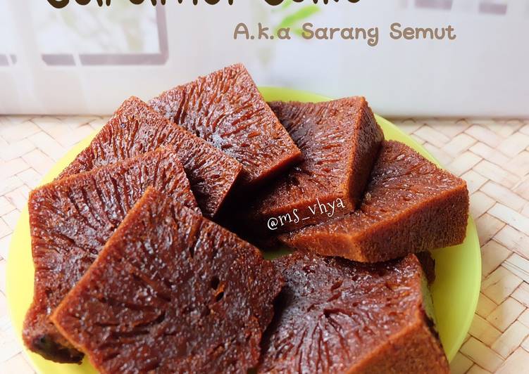 resep makanan Caramel cake / sarang semut