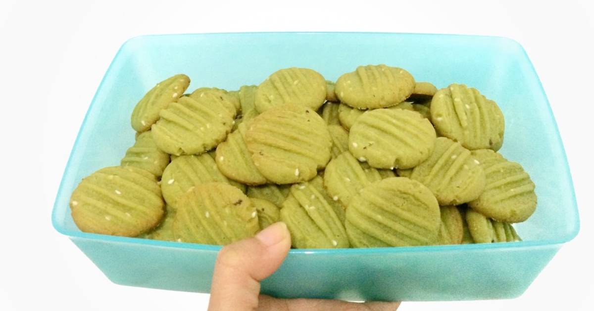 Resep Kue Kering Pandan Thumbprint Cookies - Berbagai Kue